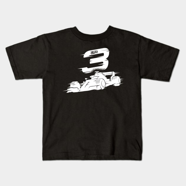 We Race On! 3 [White] Kids T-Shirt by DCLawrenceUK